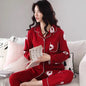 100% Cotton Pajama For Women Winter Soild Pink Pijamas Feminino Warm Sleepwear White PJ 2024 Fashion Pure Cotton Pyjama Femme