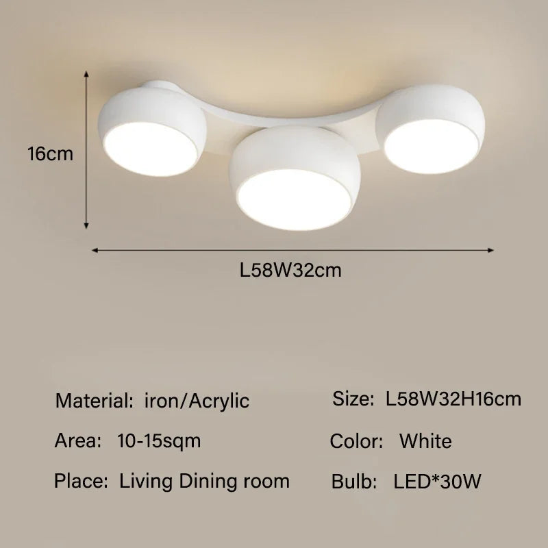 Modern Design Led Ceiling Lights Living Dining Room Bedroom Kitchen Indoor Ligthing Ceiling Lamp Lustre Decoration Home Fixtures