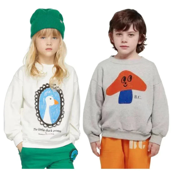 2025 Warm Thicken Kids Sweatshirts Fleece Hoodies Winter Baby Sweaters Boys Clothing Cartoon Casual Girls Tops