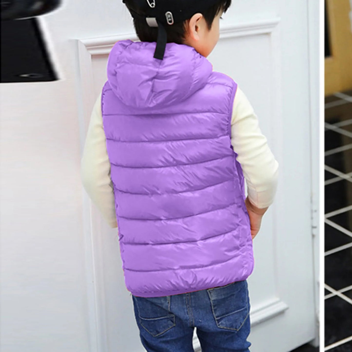 Girls Puffy Jacket Size 14 Child Kids Toddler Baby Boys Girls Sleeveless Winter Solid Coats Hooded Jacket Vest Outer Outwear