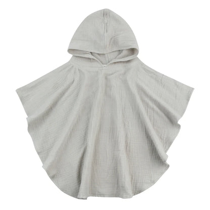 Soft Cotton Baby Hooded Towel Bath Towel for Boys Girls Bathrobe Sleepwear Children's Clothing Floral/Solid Color Infant ponchos