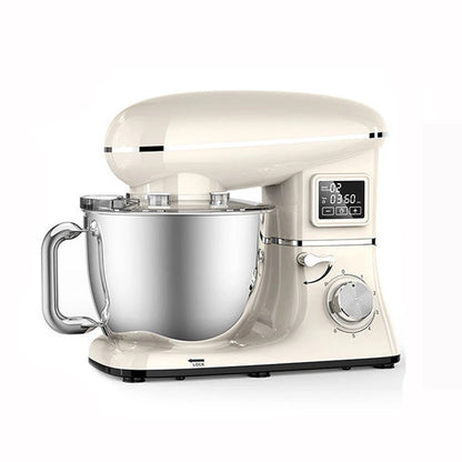 6.5L Mixer Planetary 6-speed Kitchen Food Blender Stainless Steel Bowl Cake Mixer Machine Kneader Cream Egg Whisk