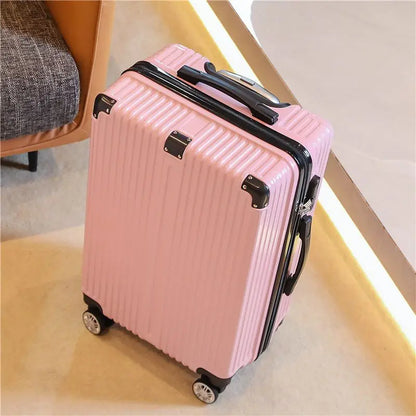 Aluminum Frame Carry-On Suitcase Luggage Mute Trolley Case Universal Wheel Durable And Sturdy Password Valise De Voyage