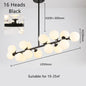 Nordic Magic Beans Pendant Lights Glass Ball Hanging Chandeliers Led Lamps Living Room Bedroom  Restauran Dining Table Lighting