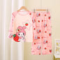 Miniso Winter Autumn Children's Pajamas Set 2025 Cute Anime Cartoon Kids Pijama Boy Girl Sleepwear Long-Sleeved Pants Loungewear