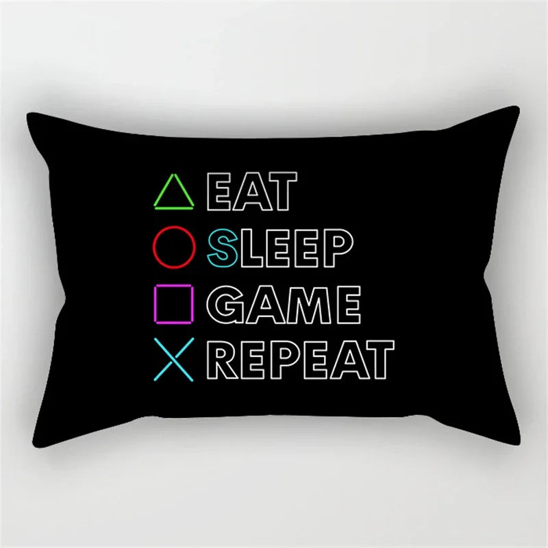 30x50cm esports gaming player handle Print Pillowcase Sofa Hold  Car Seat Cushion Cover Gaming Room decor Home