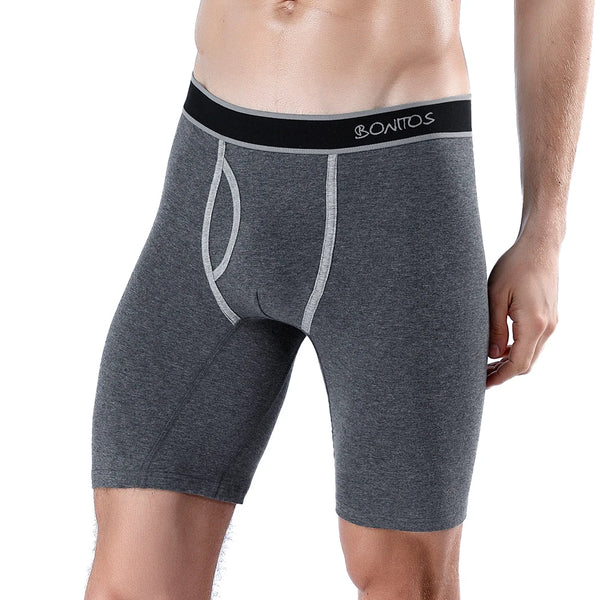 2025 New Style Cotton Fly Boxer Long Leg Underwear For Man Shorts Big Size And Panties Homme Luxury Brand Boxerhomme Underpants