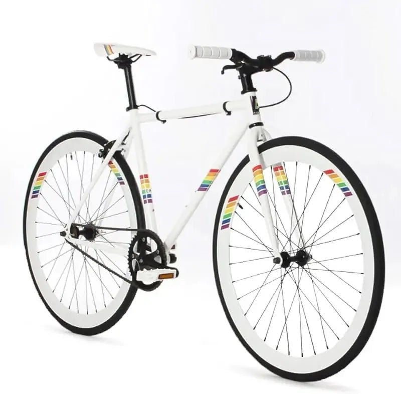 Fixed Gear Single Speed - Perfect Urban Commuter Bicycle With Front Rear Brakes - Ideal For Teens And Adults