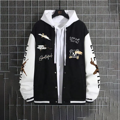 Men's Spring and Autumn Baseball Jacket