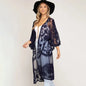 Women's Flowy Bathing Suit Kimono Cardigan Lace Crochet Swimwear Floral Cover Ups