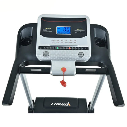 Lijiujia Electric Foldable Semi Commercial Treadmill High Strength Fitness Exercise Running Machine 15% Incline Treadmill