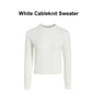 AP Women 2025 Autumn and Winter Cableknit Sweater Soft Casual Five Color Available Lady Satin Dress