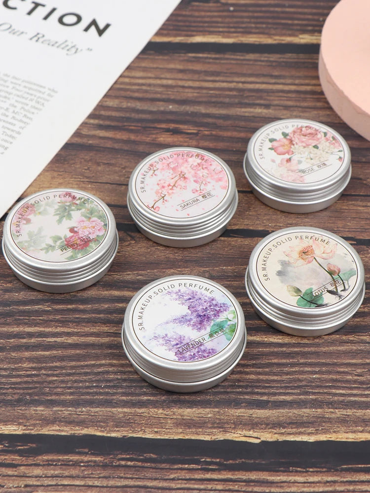 Women Solid Perfume Portable Balm Long-Skin Fragrance Fresh And Elegant Women Solid Perfume Body Aroma Gift