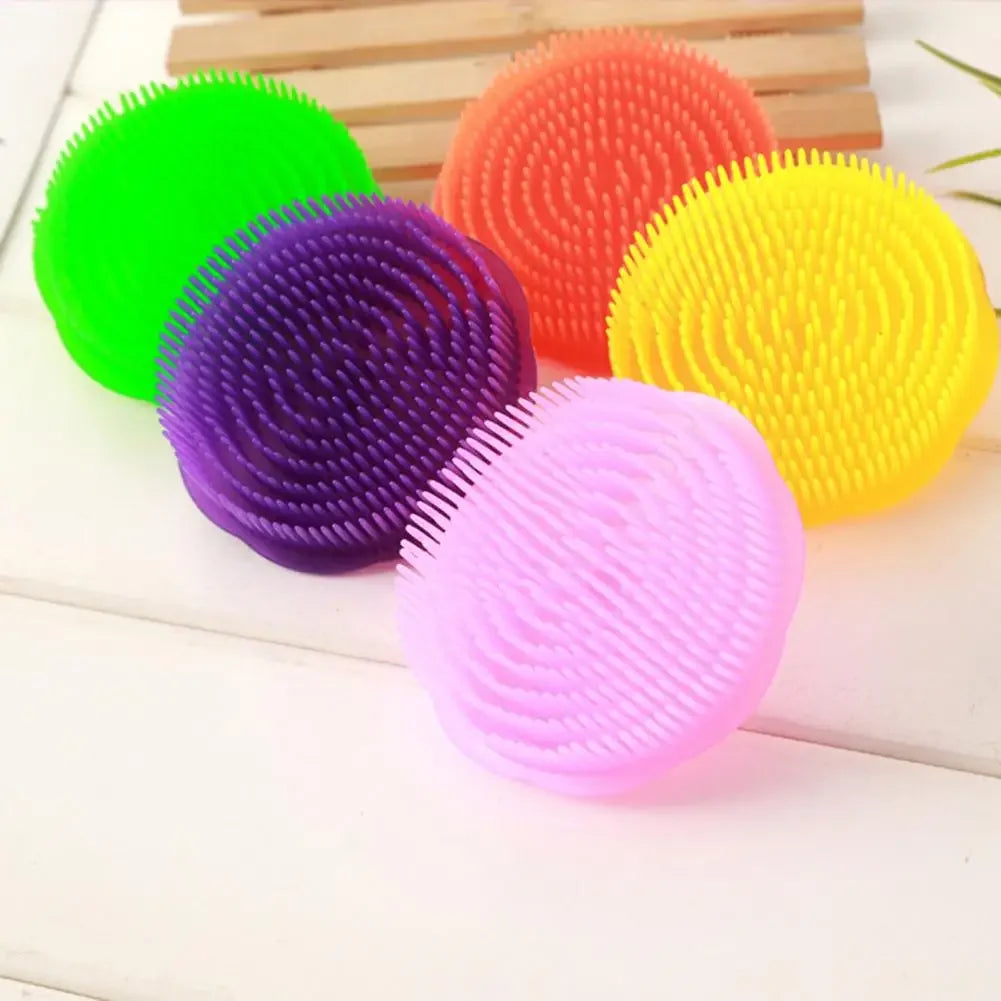 Soft Silicone Shampoo Brush Head Massage Brush Personal Care Bathroom Products Hair Washing Hair Scalp Massage Comb