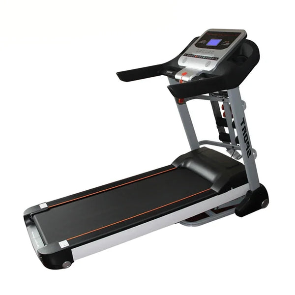 Lijiujia Electric Foldable Semi Commercial Treadmill High Strength Fitness Exercise Running Machine 15% Incline Treadmill