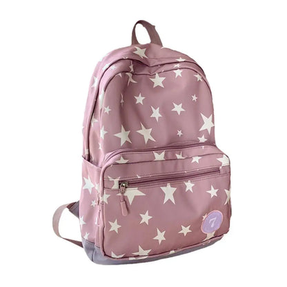 Star Backpack For Women Men, 17 Inch Star Laptop Backpack College Bag Cute Travel Backpack Student Back To School Casual Bo U1E8