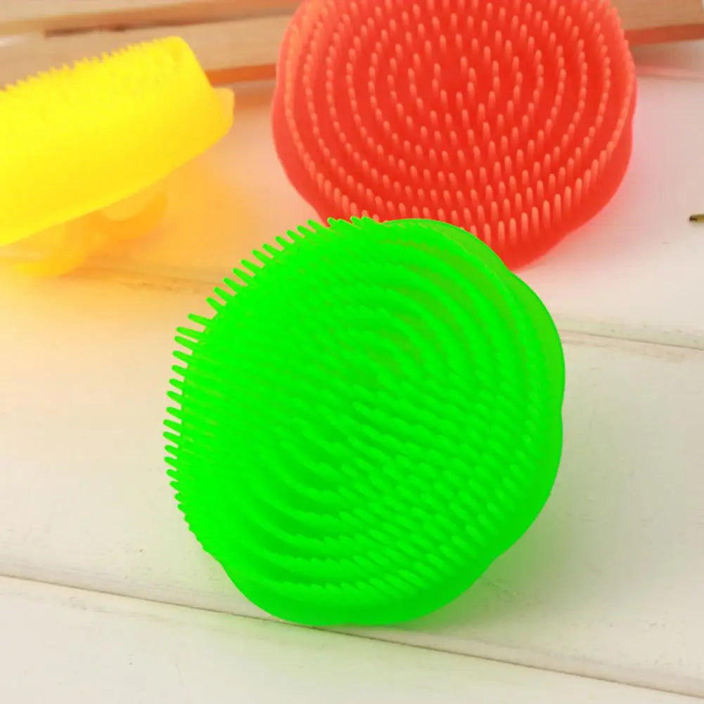 Soft Silicone Shampoo Brush Head Massage Brush Personal Care Bathroom Products Hair Washing Hair Scalp Massage Comb