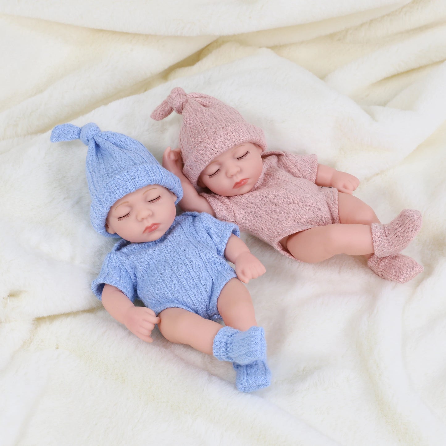 New Silicone Reborn Dolls 20cm Baby Reborn Toys Waterproof Vinyl Bebe Doll Cute Mini Newborn Baby Doll For Girls Birthday Gift (Toy)