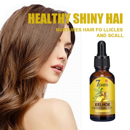 EELHOE Ginger Hair Growth Oil Natural Essentail Anti-Hair Loss Treatment Hair Hydrating Growth Nutrient Solution Care Products