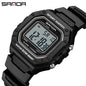 SANDA 2156 Fashion Men's Watches Waterproof Sports Watch For Man Military S-style Shock Stopwatch Shockproof Digital Wristwatch