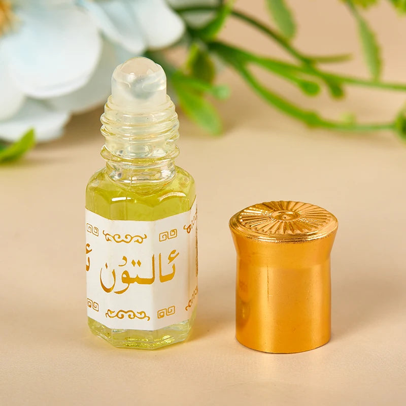 3ML Saudi Essential Oil Perfume Floral Notes Lasting Fragrance For Women Flower Flavor Perfume Essence Oil Body Deodorization