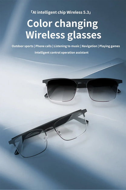 Fashion Sunglasses GS06 Smart Color-changing Bluetooth Glasses Color Change In 3 Seconds For Call/Music /Driving/Navigation