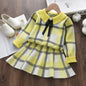 Bear Leader Baby Girl Clothes Set Sweet Outfits Autumn Winter Kids Girls Long Sleeve Knitted Embroidery Sweater + Skirt 2pcs Set