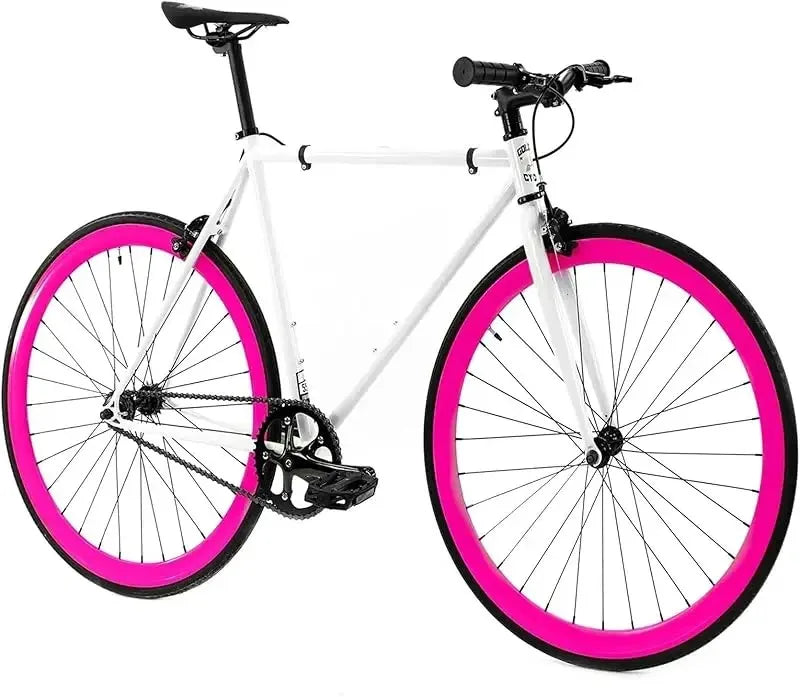 Fixed Gear Single Speed - Perfect Urban Commuter Bicycle With Front Rear Brakes - Ideal For Teens And Adults