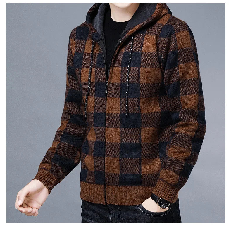 Men Sweater Jacket Fashion Winter