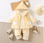 Baby girl's thin cotton three-piece suit