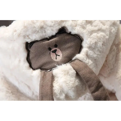 Infant Newborn Baby Girl Coat Little Bear Coat Baby Girl Children Jacket Hooded Cartoon Baby Coat Children Cotton Jacket Winter