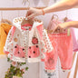 Princess girls thin cotton lace three piece suit