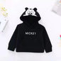 Autumn Winter Baby Boys Jacket Cartoon Mickey Minnie Daisy Kids Warm Coat Girls Hoodies Thick Parka Children Clothing Outerwear