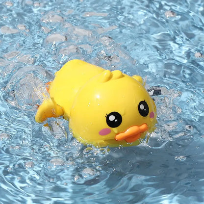 Bath Toy Cute Animal Clockwork Bathtub Swimming Pool Toy. Floating Wind Up Swimming Duck Pool Toys For Preschool Toddler