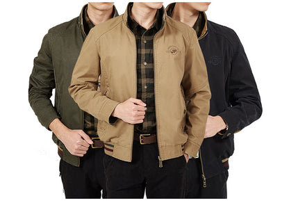 DIMUSI Double-Sided Military Jacket