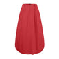 Vintage Summer Skirts Women High Waist Solid Cotton Skirt Saia Female Beach Maxi Long Skirts Jupe Faldas