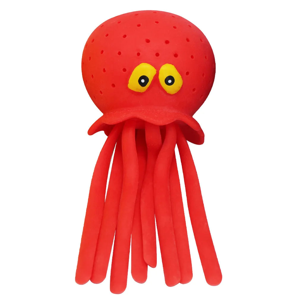 6 Colors Sponge Absorbent Octopus Baby Bath Toys Squeezing Stress Relief Toys Summer Swimming Pool Play Water Toy for Children