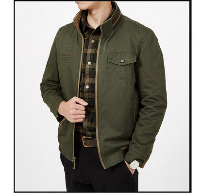 DIMUSI Double-Sided Military Jacket