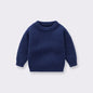 0-6T Newborn Baby Sweater Kid Boy Girl Winter Clothes Warm Thick Knit Pullover Top Infant Long Sleeve Basic Knitwear Outfit