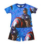 Children Pajamas Set Short Sleeve T Shirt Shorts Superhero Spiderman Costume Pyjamas Kids Boy Girls Pijamas Cartoon Baby Sleepw