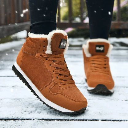 Winter Men Boots Casual Warm Ankle Boots Shoes for Man Sneakers Winter Plush Fur Footwear Comfortable Platform Snow Boots