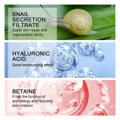 Snail Collagen Face Cream / Repair Essence Hydrating Moisturizing Fade Dark Spots Anti-aging Facial Serum Cream Korean Skin Care