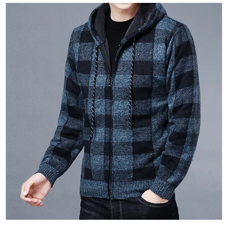 Men Sweater Jacket Fashion Winter