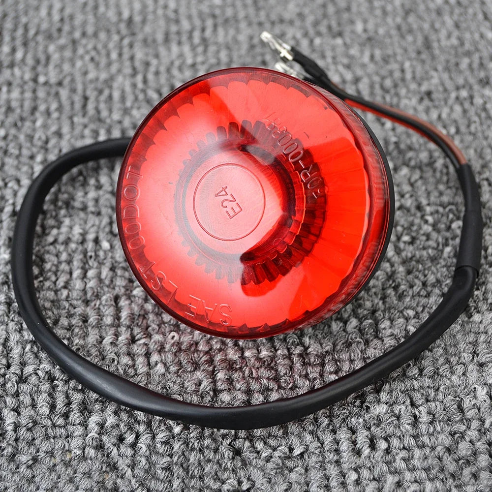 ATV UTV Motorcycle LED Rear Tail Light Running Brake Stop Light Lamp Taillight For Kawasaki Yamaha Harley Cafe Racer