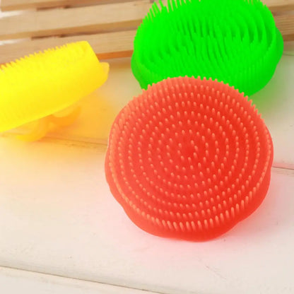 Soft Silicone Shampoo Brush Head Massage Brush Personal Care Bathroom Products Hair Washing Hair Scalp Massage Comb