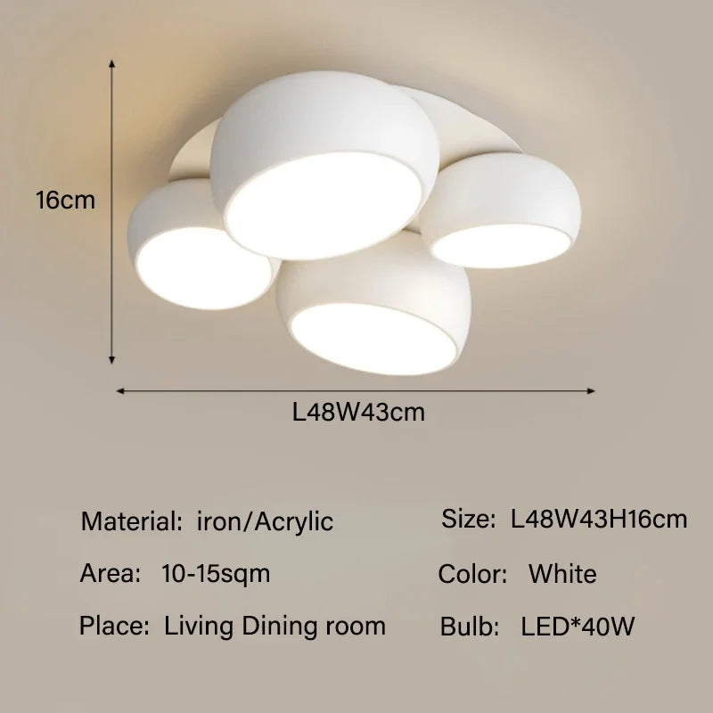 Modern Design Led Ceiling Lights Living Dining Room Bedroom Kitchen Indoor Ligthing Ceiling Lamp Lustre Decoration Home Fixtures