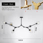 Nordic Chandeliers Dining Table Lighting for Living Room Decor Glass Pendant Ligths Bedroom Decoration Kitchen Island Led Lamps