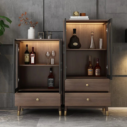 Display Storage Kitchen Cabinet Sideboard Console Living Room Buffet Glass Cupboard Closet Alacenas Para Cocina Mueble Furniture