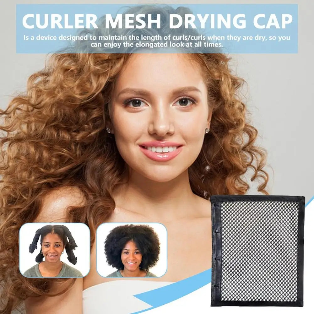 Curly Hair Stretcher Net Drying  Hair Cap Curling Hair Styling Mesh for Women Drying Net Personal Hair Care Products for Long