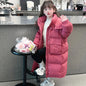 Girls Winter Coat 2025 New Fashionable Childrens Winter Cotton Jacket Little Girl Cotton Coat